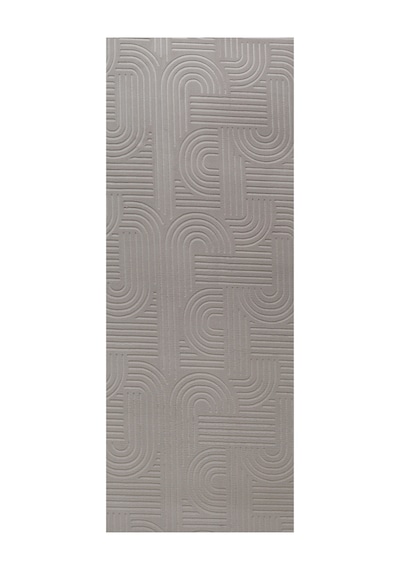 Vizon Kabartmalı Modern Halı Geometrik Desenli Soft Dokulu Dekoratif Halı Fch3018 Vizon