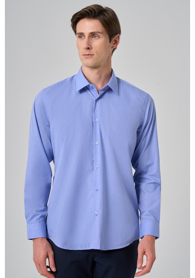 Morven Erkek Mavi Trend Regular Fit Gömlek 26mc004010300 Mavi