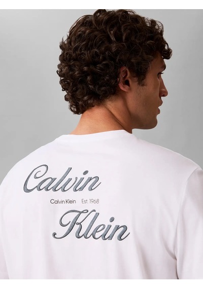 Calvin Klein Ss 30s Eu Calvın Kle, Yaf Beyaz Erkek T-shirt