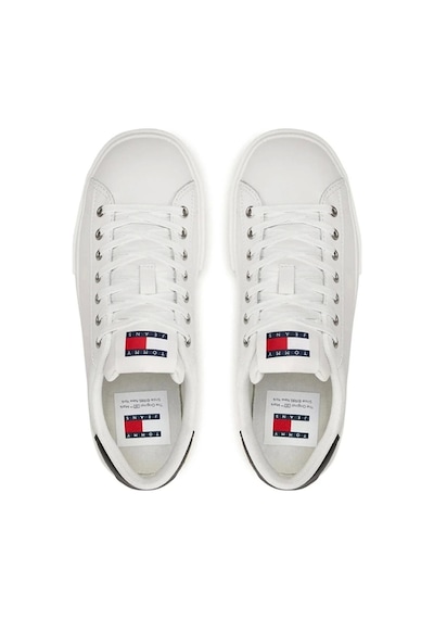 Tommy Hilfiger Kadın Foxing Platform Beyaz Sneaker Beyaz
