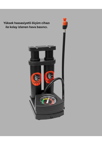 Çok Amaçlı Basınç Göstergeli Bisiklet Pompası 1 Adet
