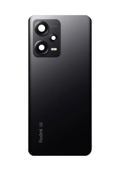 Xiaomi Redmi Note 12 Pro Plus 5g Siyah Kamera Camlı Arka Cam Batarya Pil Kapağı Telefon Arka Kapak 35818921