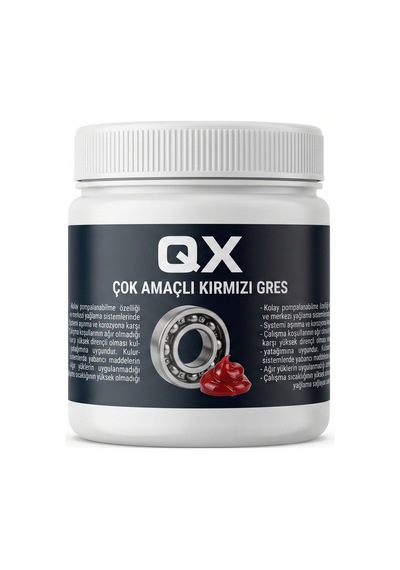 Qx Lubrıcant Çok Amaçlı Kırmızı Gres 100 G