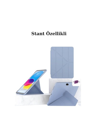 Honor Pad 9 12.1 İnç 2024 Uyumlu Manyetik Akıllı Kalem Bölmeli Tablet Kılıfı Kapaklı Kılıf