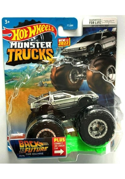 Hot Wheels Monster Trucks 1 64 Back To The Future Geleceğe Dönüş