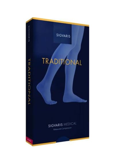 Sigvaris Traditional 505 Diz Altı Varis Çorabı Ccl4 Süper Basınç Ten Rengi CCL4 M Açık Normal