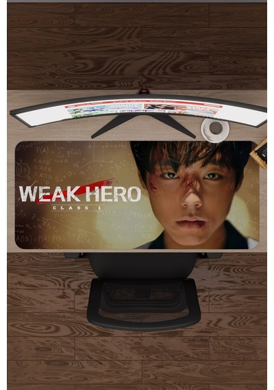 Weak Hero Class - K Drama V4 90x40 Xxl Gaming Kauçuk Kaymaz Taban Mouse Pad Fare Altlığı