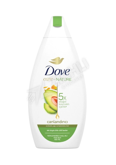 5 Adet Dove Duş Jeli Avokado Shower Gel 450ml Diğer