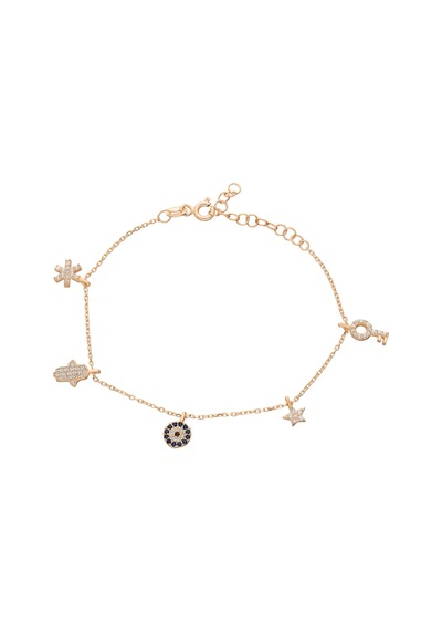 Charm Bileklik 719455 Rose Gümüş