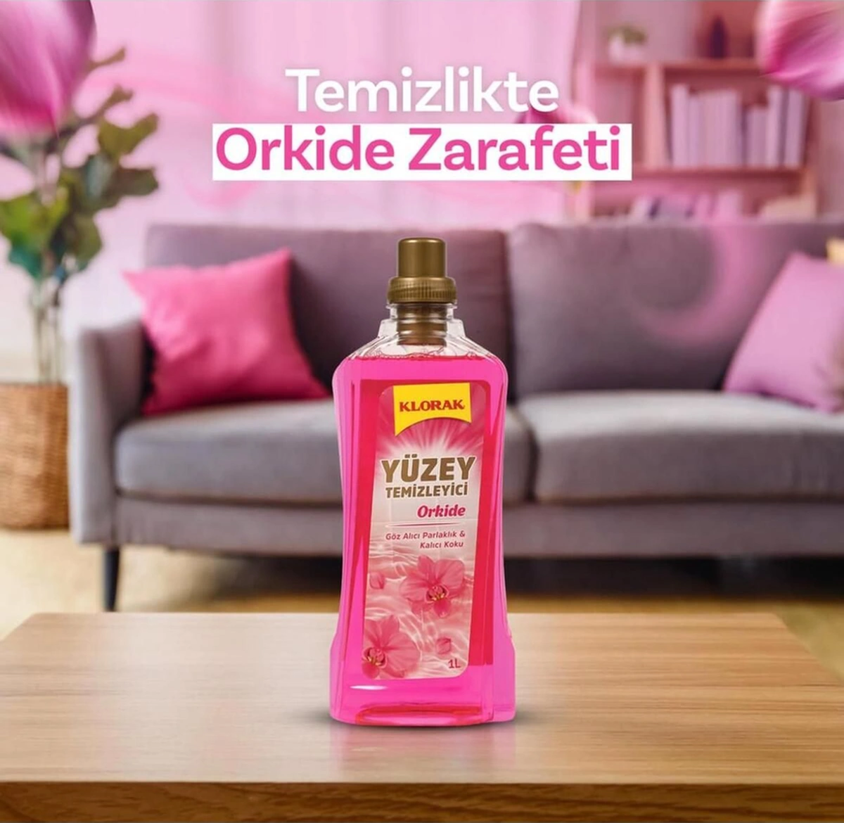 Yüzey Temizleyici Orkide 1000 Ml Tekli
