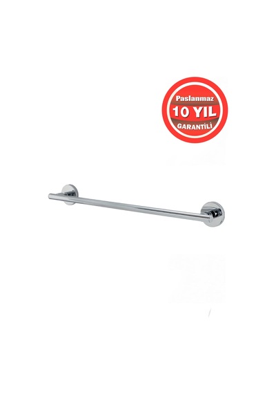 Çelik Banyo Paslanmaz Pirinç Flora 60 Cm Uzun Havluluk Krom