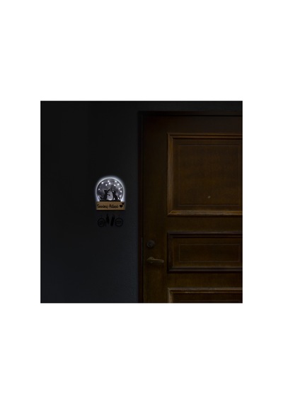 Led Işıklı Pleksi Dolunay Kişiselleştirilebilir Dekoratif Biblo Harvey Kediler Anahtar Askılığı Gri - 737322722 Gri