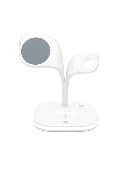 Ally 5in1 Apple Uyumlu iPhone 15 14 13 12 Watch Tutucu Kablosuz Şarj İstasyonu Hızlı Standı Led Işıklı 5775