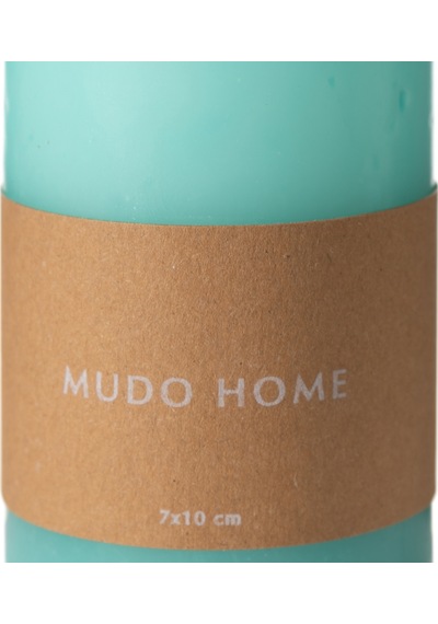 Mudo Home Sütun Mum Mavi 7x10 Diğer