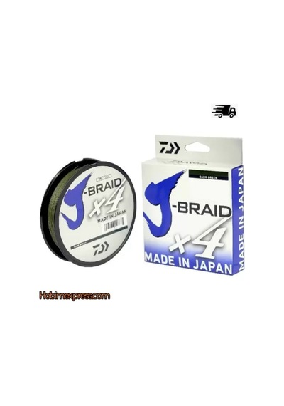 Daiwa Jbraid 4B Koyu Yeşil 270 M Ip Misina