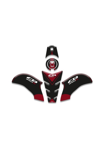 Motosıklet Kaplama Honda Cb250r Tank Pad Set 2018/2024 Uyumlu 06