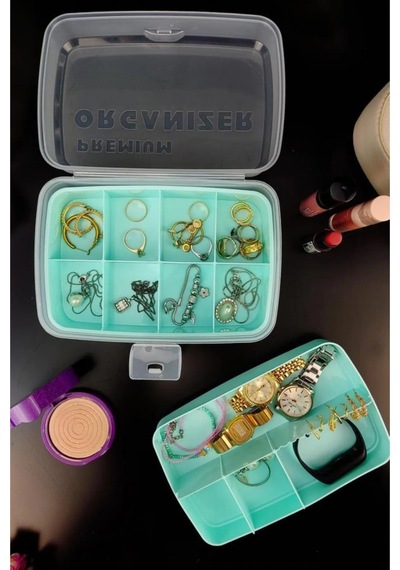 Premium Organize Kutu 12 Bölmeli 2 Lt Yeşil