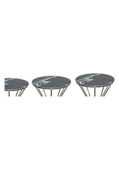 Brc Kumsaat Model Siyah Mermer Temper Cam Metal Transmisyon Çeli