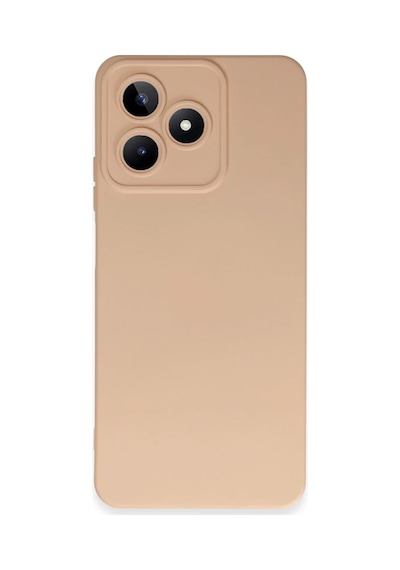 Realme C53 Kılıf Nano İçi Kadife Silikon - Pudra 0.2M-Çok Renkli