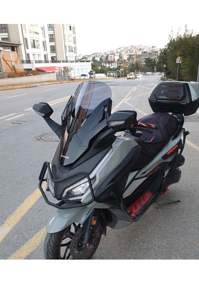 Motocam Honda Forza 250 Ön Cam 2021-2026 Model 47cm Füme Renkli 4mm Uzun
