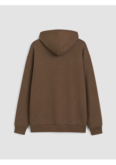 LC Waikiki Lc Waıkıkı Bej Kanguru Cepli Erkek Hoodie