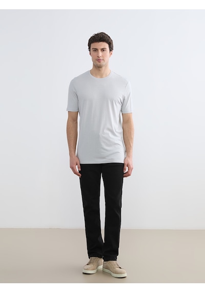 Lcwaıkıkı Classic Gri Slim Fit Basic Soft Touch Tişört