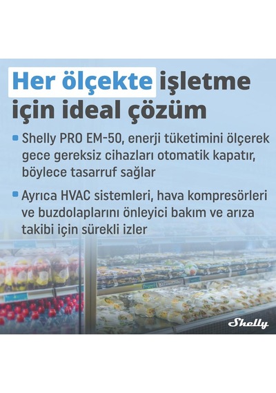 Shelly Pro EM-50 1 Faz Enerji Ölçer