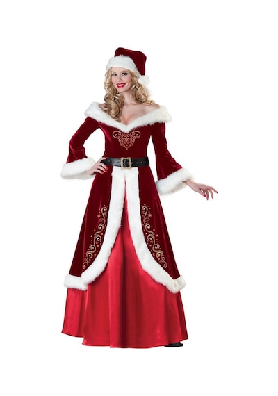 Noel Kostüm Noel Baba Kostüm Takım Yetişkin Çift Performans Kostüm Set Kıyafet