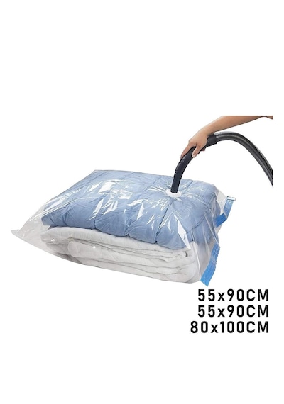 3lü Set Vakumlu Poşet Hurç 2 Adet Xl 55x90cm + 1adet Xxl 80x100cm %75 Yer Tasarrufu 5668 5 Adet GRi