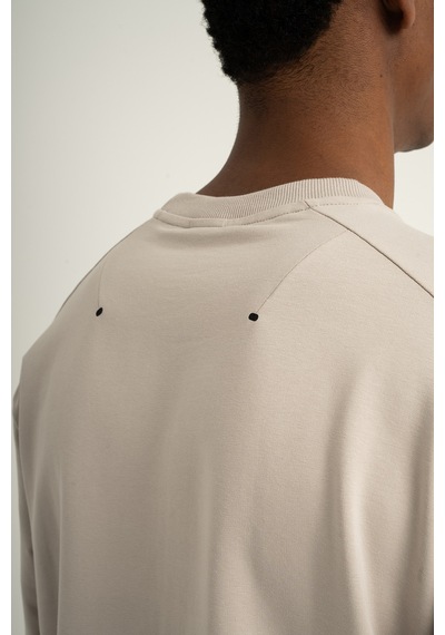 Airlife Sports Club Sz 3 Erkek Sıfır Yakalı Sweatshirt Taş