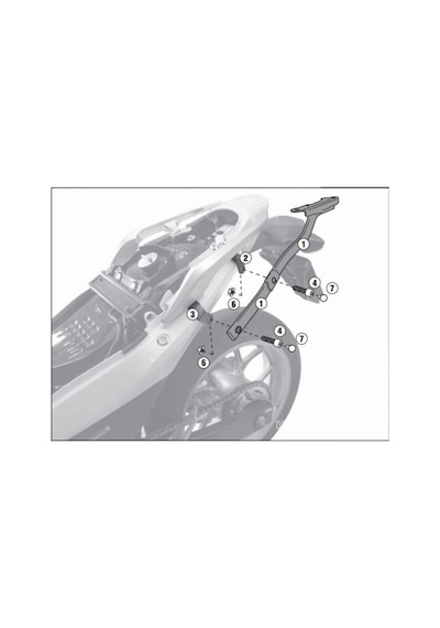 Arka Çanta Taşıyıcı 1109Fz Honda Integra 700 12-13