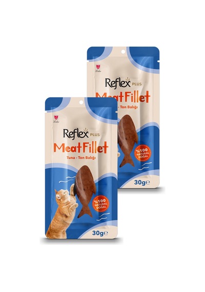 Meat Fillet Yetişkin Kediler İçin Ödül Maması Ton Balığı 30 Gr İkili Paket