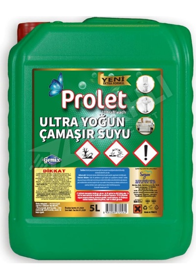 2 Adet Prolet Ultra Çamaşır Suyu 5 Lt