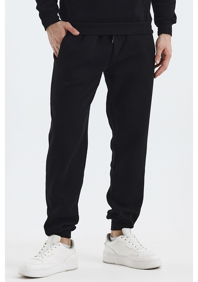 Monox Erkek Jogger 3 İplik Alt Eşofman Siyah