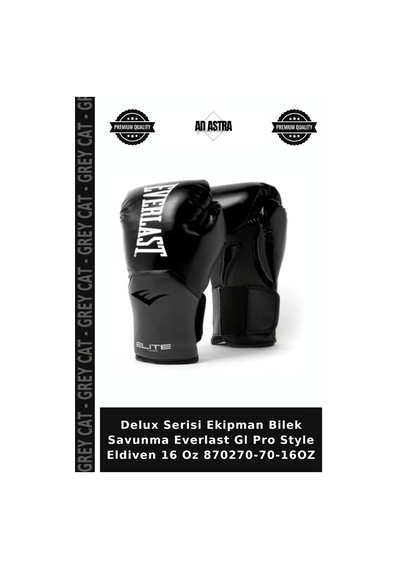 Delux Serisi Ekipman Bilek Savunma Everlast Gl Pro Style Eldiven 16 Oz 870270-70-16oz Çok Renkli