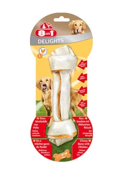 Delights Bones Düğümlü Tavuklu Ağız Bakım Kemik Köpek Ödülü Large 85 Gr