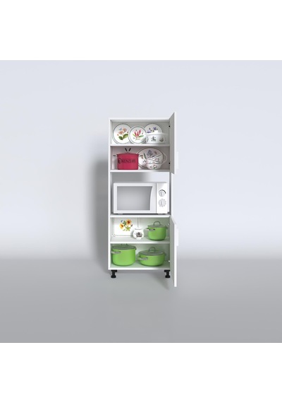 Kenzlife Mini Fırın Dolabı Gökhun Byz 148 60 30 Ayaklı Mikroalga Midi Fırın Mutfak