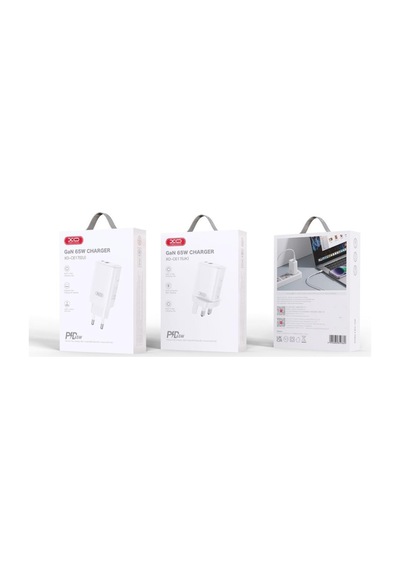 Özel Seri Enerji Akıllı Ce17 Eu 65w Q.c Pd Fast Hızlı Usb-c Usb-a Çift Çıkışlı Şarj Aleti Adaptörü