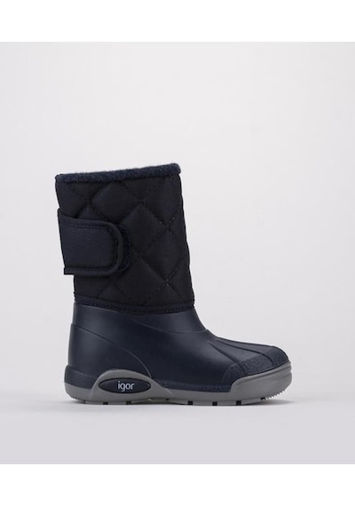 Igor İgor W10209-003 Topo Skı Nylon Erkek Çocuk Kar Botu Lacivert 22-36 Lacivert
