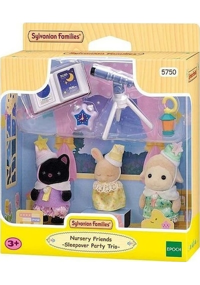5750 Sylvanian Families Anaokulu Arkadaşları Pijama Partisi Üçlüsü +4 Yaş