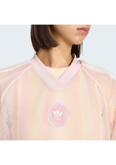Adidas Originals Summer Glow Knitted Firebird Kadın Pembe Tişört Ky3161