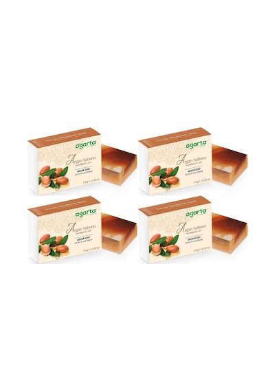 Agarta El Yapımı Doğal Sabun 150gr Argan 4 Lü Set