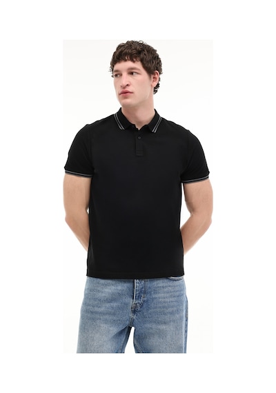 Kinetix Mb Yk Cz 12bs108 6fx Siyah Erkek Polo Yaka Kısa Kol T-shirt 000000000102121360