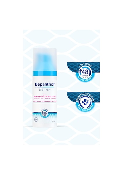 Bepanthol Derma Nemlendirici & Besleyici Günlük Yüz Bakım Kremi 50 ML