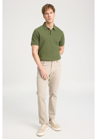 Texas Slim Pantolon Beige Çok Renkli