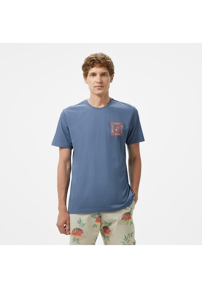 Billabong Window Premium Erkek Mavi T-shirt 24a351507 Mavi