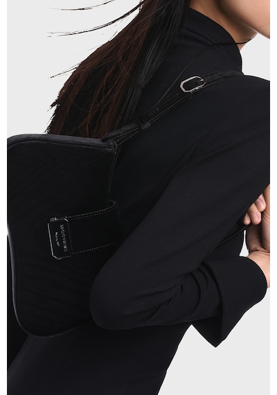Emporio Armani Ayarlanabilir Askılı Kadife Çanta Kadın Çanta Ew001778 Af28100 Uc001 Siyah