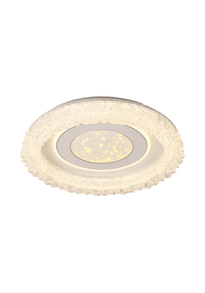Solena 50'lik Yuvarlak Ledli 140 Watt Plafonyer 3 Renkli Avize Çok Renkli