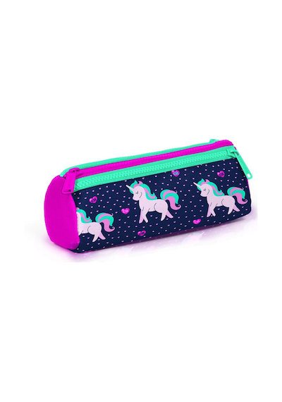 Coral High Kids Lacivert Pembe Unicorn Desenli 3 Lü Okul Çanta Seti Set0123467