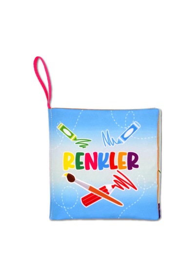 Tox Renkler Kumaş Sessiz Kitap T383 Bez Kitap Eğitici Oyuncak